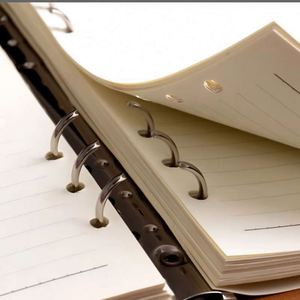 Libreta de Anillas Personalizada al por Mayor, con Tapa Dura de Cuero, Hojas Sueltas, Organizador, Diario, A5/A6, Carpeta Ejecutiva - Product Image 4