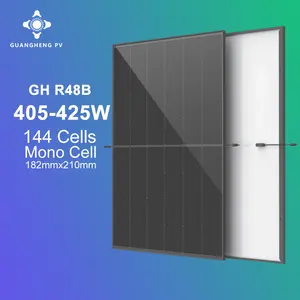 Guangheng Panneau Photovoltaique Gh R48B 405W 410W Paineis Solares 415 Watts 420W 425W Solar Panels All Black