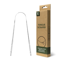 Vente en gros Grattoir à langue en forme de U pour hygiène écologique Grattoir à langue personnalisé pour adultes