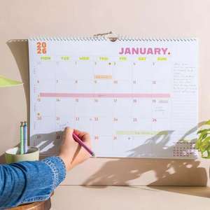<span class=keywords><strong>Calendario</strong></span> Espiral de Diseño <span class=keywords><strong>Minimalista</strong></span> con Diseño <span class=keywords><strong>Semanal</strong></span> y Temática de Colores Pastel para Oficina en Casa - Product Image 2