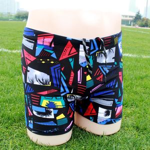 กางเกงขาสั้นชายหาดผู้ชาย ผ้าถัก มีเชือกปรับได้ หลายสี สำหรับใส่เล่นน้ำและกีฬาทางน้ำ - Product Image 4