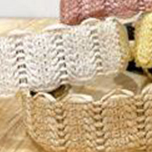 Bandeau large en tricot élastique pour femme, mode décontractée, en coton et dentelle - Product Image 6