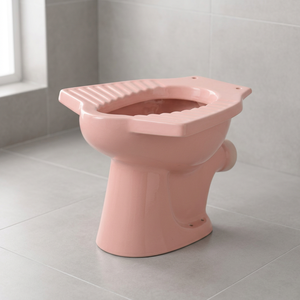 Luxury Magenta Vitrosa Anglo Indian Ceramic EWC S/P <b>Trap</b> Commode Floor Mounted Bathroom Toilet Pan Toilet Chair - Product Image 4