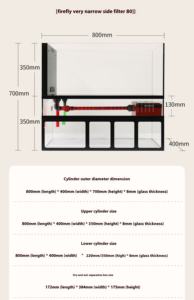 Lange Object Vuurvlieg Kleine Desktop Geïntegreerde Inheemse Bodem Filter Tank Rode <span class=keywords><strong>Clown</strong></span> <span class=keywords><strong>Aquarium</strong></span> Smalle Zijfilter Lade Rechthoek - Product Image 3