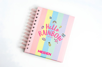 Agenda personnalisé 2026, hebdomadaire/journalier/mensuel, reliure spirale, carnet avec papier d'art pour étudiants