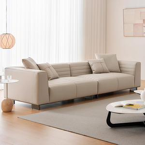 أريكة جلدية عصرية جديدة لغرفة المعيشة، أريكة مكتب تنفيذية، أريكة استقبال للرؤساء التنفيذيين - Product Image 5