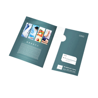 Carpeta de Presentación Económica Impresa con 2 Bolsillos A4, Carpeta de Archivo Personalizada para Documentos y Tarjetas de Visita