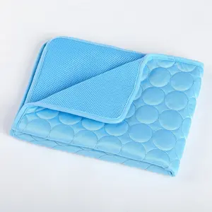 Cat Dog Pad Cooling Summer Breathable Ice Silk Pad Washable Cushion Pet Cooling Mat