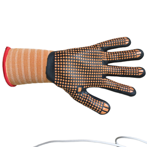 YEEHO Custom <span class=keywords><strong>Blue</strong></span> Nitrile Dots Antideslizante Doble Cara Punteada Mano Construcción Guantes de trabajo para la industria - Product Image 1