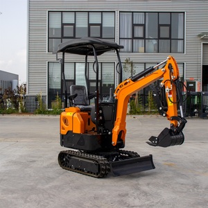Mini-excavatrice neuve de haute qualité, 10G, 1 tonne, machine de construction, chenilles en caoutchouc, homologuée EPA et CE, à prix avantageux. - Product Image 1