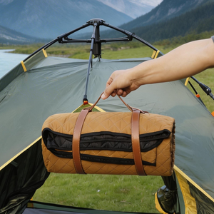 Portable <b>Waterproof</b> Picnic Blanket Foldable Outdoor Camping Mat With Ultrasonic Quilting for Hiking Beach Travel Family Picnics - Product Image 2