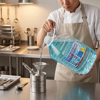 Deyanhaohuo Huile minérale écologique pour le camping en plein air et l'utilisation dans les restaurants, faible odeur, bouteille de 500g, bleue
