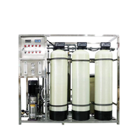 Système de traitement de l'eau pure par osmose inverse 1T/H Pompe pour usines Écoles Hôpitaux Restaurants Filtration Garantie 1 an