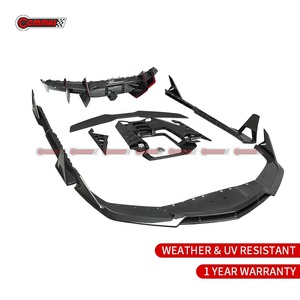Kit de Carrocería de Fibra de Carbono Seca Estilo DK de Alta Calidad para Lamborghini Revuelto, Difusor Delantero y Trasero, Faldones Laterales, Capó del Motor - Product Image 5