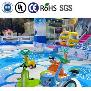 Ice Themed Naughty Castle Kids Sports Playground Indoor Play Center Small Indoor Playground with Slide Ball Pit Balls