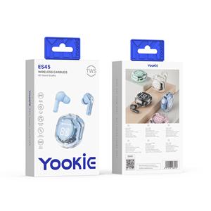 <span class=keywords><strong>ES45</strong></span> TWS Auriculares estéreo inalámbricos verdaderos Auriculares en la oreja Pantalla de nivel de batería LED con carga tipo C - Product Image 1