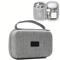 OEM ODM coque rigide grise EVA personnalisée étanche sacs de pochette de rangement pour accessoires électroniques pour voyage à la maison