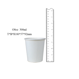 Logo Trắng Cốc giấy mà không cần in Cổ Phiếu dùng một lần 60ml 100ml 150ml 180ml 300ml cốc giấy sinh thái thân thiện <span class=keywords><strong>210</strong></span> <span class=keywords><strong>ml</strong></span> 190 GSM tại Trung Quốc - Product Image 3