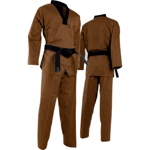 Tenue d'entraînement traditionnelle pour femmes de Taekwondo et de Karaté, taille haute, séchage rapide, polyester imperméable, logo personnalisé - Product Image 1