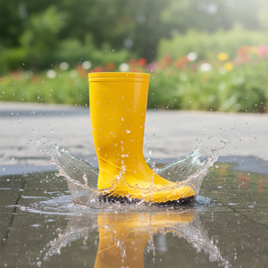 Bottes de pluie jaunes en PVC <span class=keywords><strong>pas</strong></span> chères, hautes jusqu'au genou, imperméables, légères, antidérapantes, pour l'extérieur, toutes saisons, pour hommes - Product Image 1