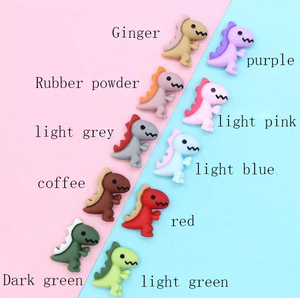 Accesorios de Resina de Dinosaurio Pequeño y Adorable de Corea del Sur, Redecilla para el Cabello DIY, Adorno Creativo para la Cabeza, Joyería de Moda - Product Image 6