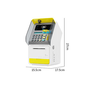 Caja Fuerte Inteligente con Simulación de Cajero Automático, con Reconocimiento Facial y Contraseña, Juguete Bancario para Niños - Product Image 5