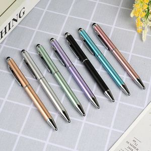 Stylo publicitaire personnalisé Xiaoxihua avec logo imprimable, stylo à bille rotatif avec pulvérisation de couleur, stylo promotionnel - Product Image 4