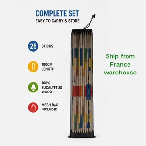 CE CPC Vente en gros Jeux de plein air en bois <span class=keywords><strong>Mikado</strong></span> géant pour enfants - Product Image 4