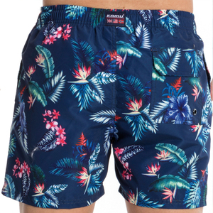 OEM/ODM özel erkek hızlı kuru yüzmek mayo sörf için cepler ile plaj şortu 1 parça yüzmek Jammer tarzı baskılı desen - Product Image 5