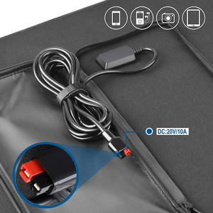 ETFE 200W Panneau Solaire Pliable Mono 100W 300W 400W Panneau Solaire Portable pour Jackery Bluetti Anker <span class=keywords><strong>Ecoflow</strong></span> Centrale Électrique Portable - Product Image 4