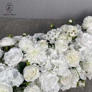 Arreglos Florales Artificiales, Camino de Mesa con Flores Blancas, Camino de Mesa Largo para Decoración de Bodas y Escaleras - Product Image 4