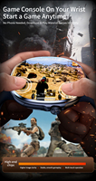 Montre connectée 4/5G Amoled avec emplacement pour carte SIM, écran 2,4 pouces, batterie 1350 mAh, 3+32 Go, appareil photo 5MP, Wifi, Playstore, GPS, boussole, NFC, M100