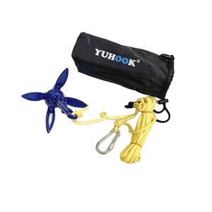 Ancre pliante en aluminium pour kayak, ancre marine en stock pour <span class=keywords><strong>jet</strong></span> <span class=keywords><strong>ski</strong></span>, kayak, planche à pagaie - Product Image 1