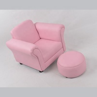 Fauteuil canapé confortable design moderne avec pouf pour la maternelle et le préscolaire pour la chambre à coucher ou le salon