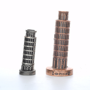 Décoration de la tour penchée de Pise Italie européenne Landmark Big <span class=keywords><strong>Ben</strong></span> UK. Décoration artisanale en alliage de zinc Souvenir touristique - Product Image 1
