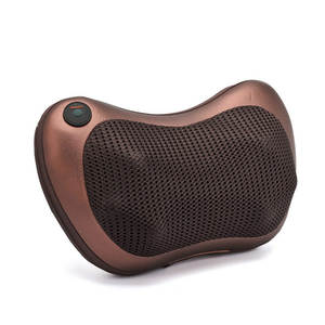 Almohada de masaje para el cuello con 8 cabezales calefactores, masajeador eléctrico recargable para cuello, cintura, espalda, uso en coche y hogar. - Product Image 1
