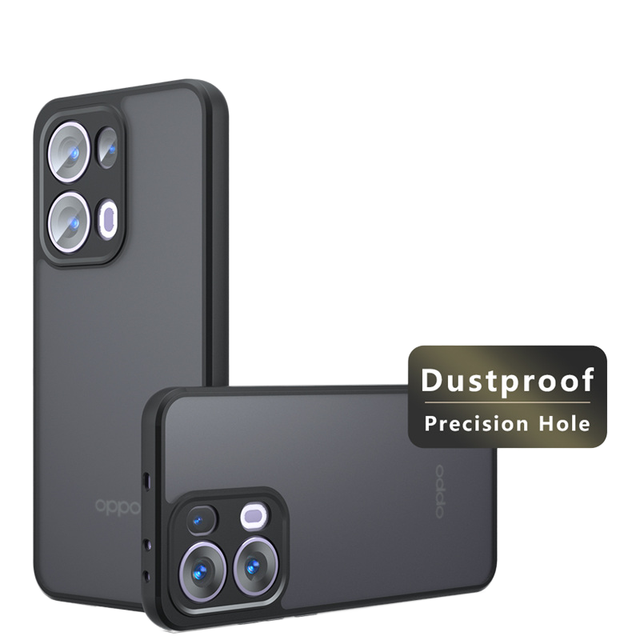 Luxury Matte Skin Texture TPU Shockproof Hot Stamped Case for Oppo Reno 15/Reno 15 Pro/Reno 15F Transparent Mobile Phone Cover