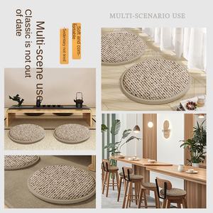 <span class=keywords><strong>Coussin</strong></span> futon en velours de style japonais en mousse à mémoire de forme pour salon, salle de thé, méditation, haute élasticité, doux, universel - Product Image 2