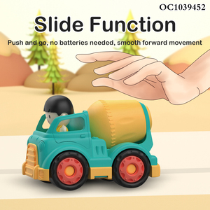 Camion jouet pour enfants, modèle de dessin animé cool, avec fonctions de roue libre, excavatrice, mélangeur, autobus scolaire, <span class=keywords><strong>ambulance</strong></span>, fabriqué en Chine - Product Image 3