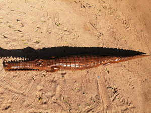 Escultura Tribal Africana Tallada a Mano, Estatua Étnica Auténtica, Decoración Artística para el Hogar y la Oficina - Product Image 5
