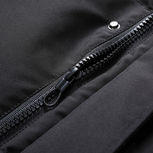Winter Casual Padding <b>Vest</b> 100% Polyester Custom Logo Puff Warm Puffer <b>Men's</b> Turtleneck Zipper Closure Sleeveless Outerwear - Product Image 5