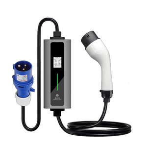 Vente flash : chargeur EV portable 7 kW 32 A type 2, étanche IP65, avec écran de 1,8 pouce et coque ABS, plug-and-play pour usage domestique - Product Image 1