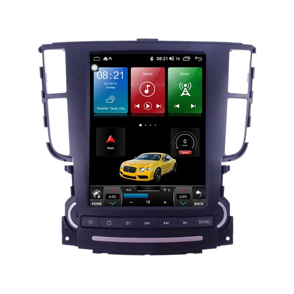 128G Android 10 for Acura TL 2004 - 2008 CarplayGPSナビゲーションテスラスタイルマルチメディアプレーヤー自動ラジオテープ録音