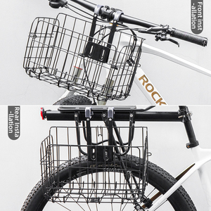 ROCKBROS Wholesale <strong>Front</strong> <strong>Bike</strong> Foldable <strong>Basket</strong> Heavy Wire Other Bicycle Parts <strong>Basket</strong> <strong>for</strong> <strong>Bike</strong> Bicycle <strong>Basket</strong> - Product Image 5