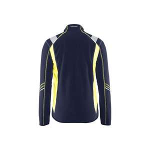 BLAKLADER - 499310108933XL Chaqueta de microforro polar Azul marino/Amarillo Hi-vis-EAN 7330509593738 ROPA DE TRABAJO DE LA HI-VIS - Product Image 2