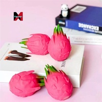 Gesimuleerde Dragon Fruit Knapperige Knijpbare Fruit Stressbal Groothandel Ontspanningsbal Gadget Meelachtig