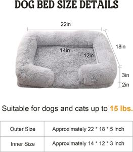 Wholesale Custom Eco Friendly Indestructible Xl Xxl Xxxl Calming Pillow Orthopedic Modern Rectangle Oxford Fabric <b>Dog</b> <b>Sofa</b> <b>Beds</b> - Product Image 3