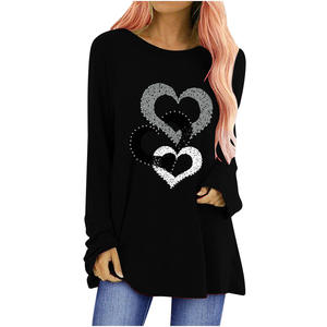 T-shirt débardeur sans manches à imprimé trois cœurs pour femmes - Product Image 6