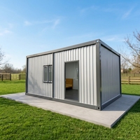 Maisons conteneurs préfabriquées à assemblage rapide, panneaux muraux personnalisés, structure en acier double couche pour hôtel, boutique, luxe