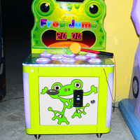 Machine de jeu d'arcade à monnayeur Thème Grenouille : Jeu de compétences de frappe à la grenouille pour enfants avec garantie d'un an pour centre de jeux